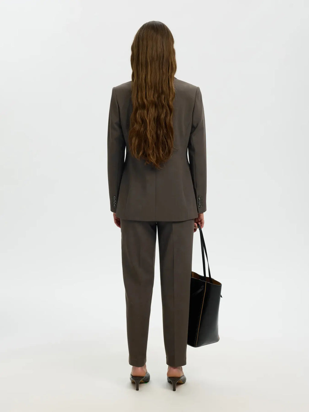 SELECTED FEMME - RITA LS CLASSIC BLAZER - DELICIOSO/MELANGE