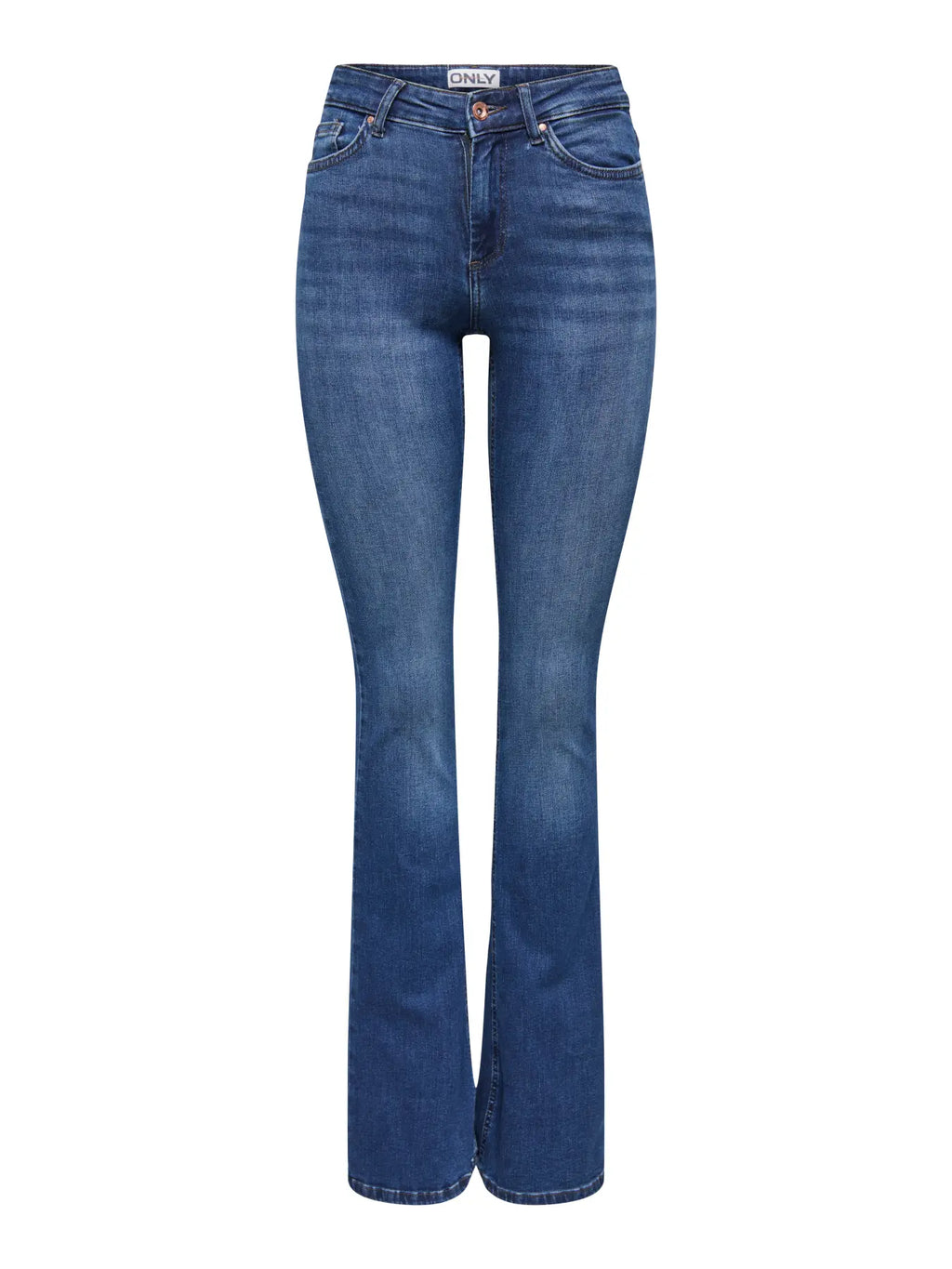 ONLY - BLUSH MID FLARED DNM 15264050 - DARK BLUE DENIM