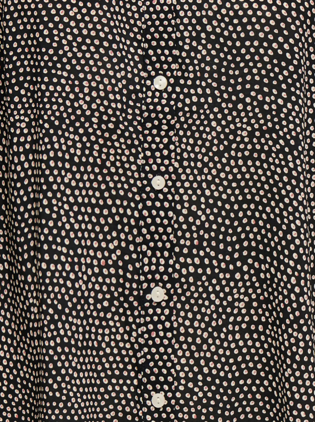 ONLY - RAYA 3/4 SHIRT - BLACK WHITE ROSA DOT