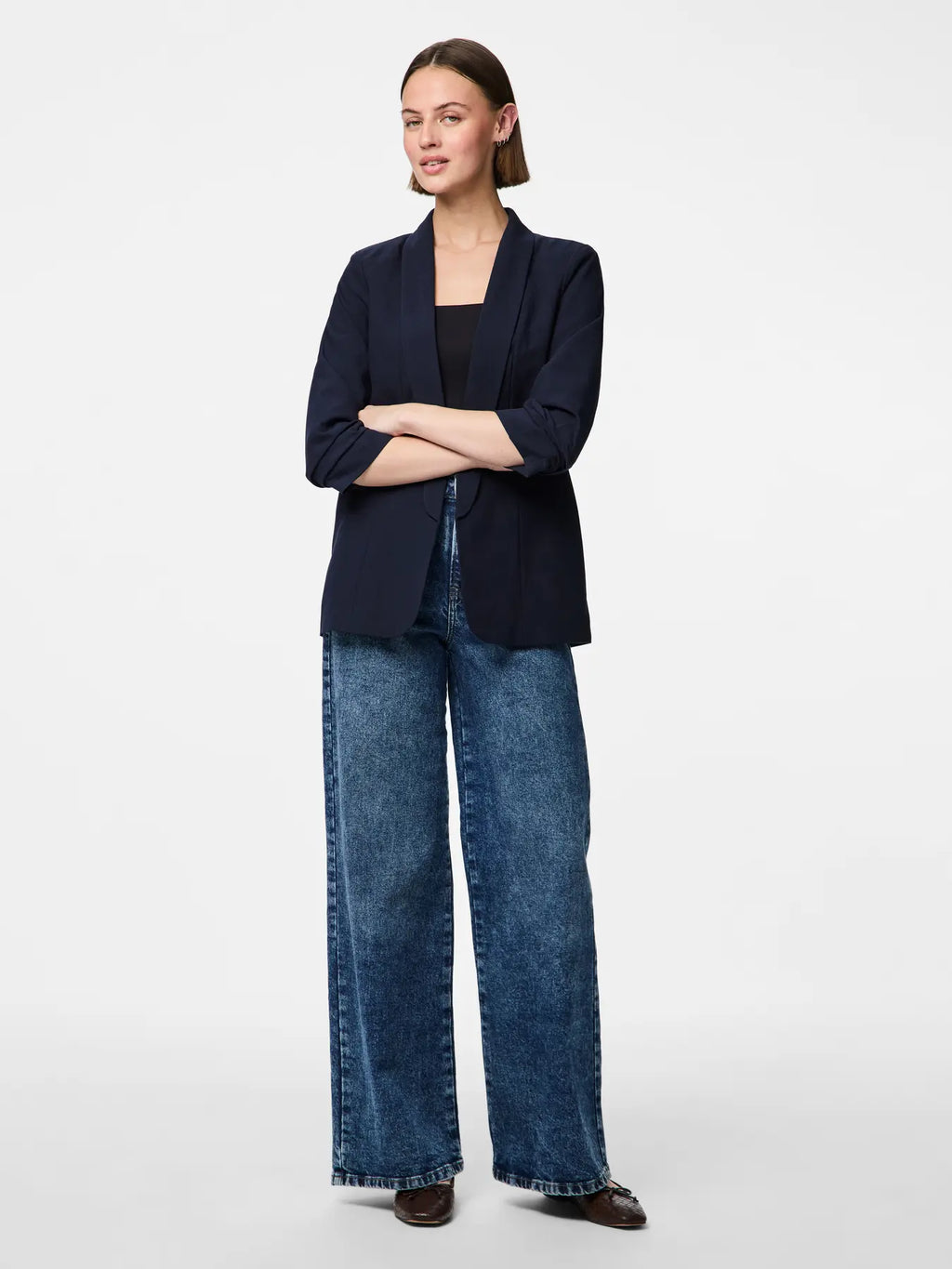 PIECES - BOSELLA BLAZER - NIGHT SKY
