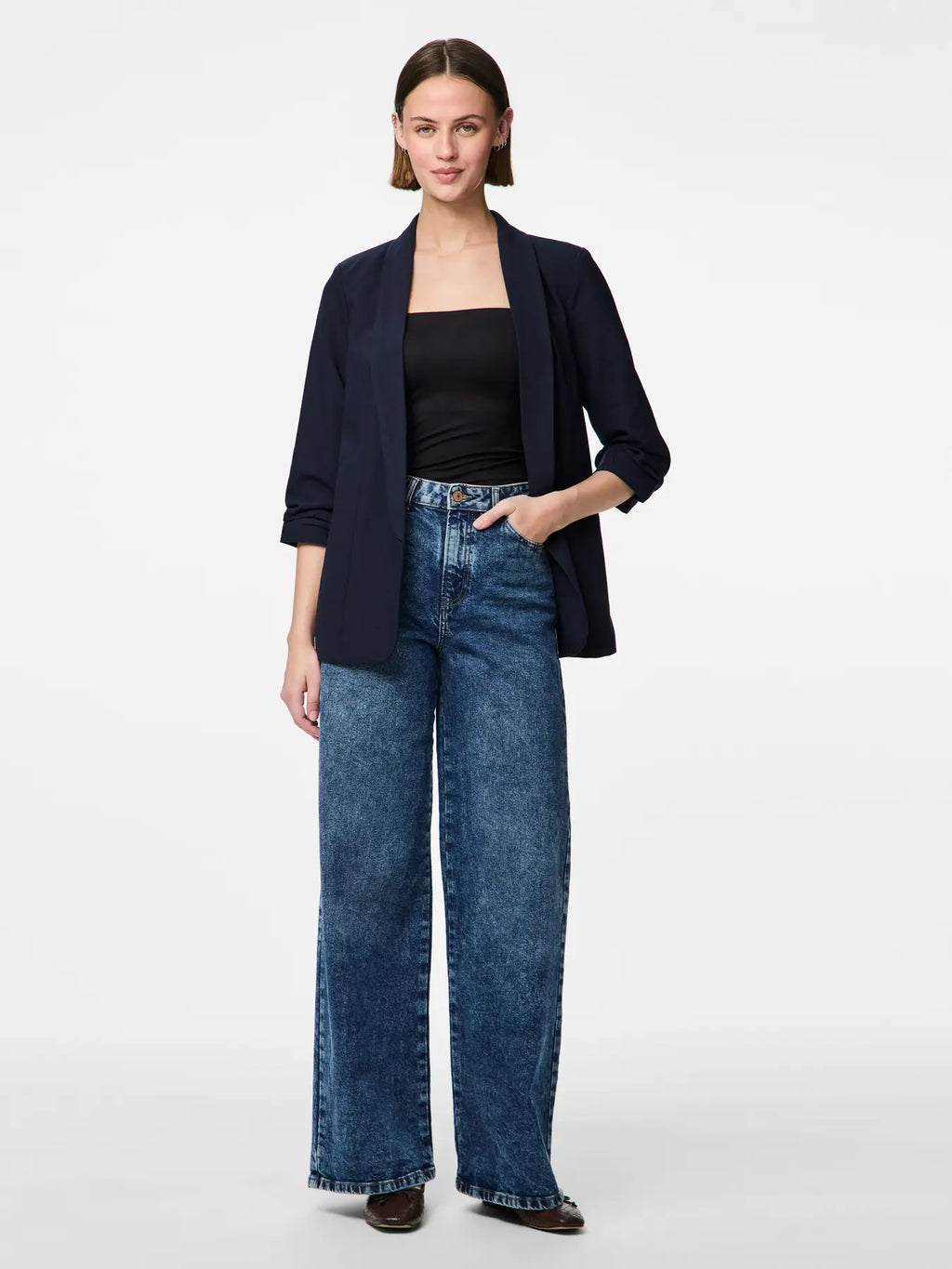 PIECES - BOSELLA BLAZER - NIGHT SKY