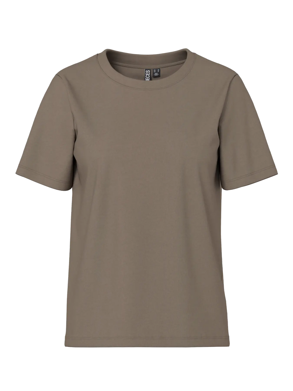 PIECES - RIA SOLID TEE - MOREL