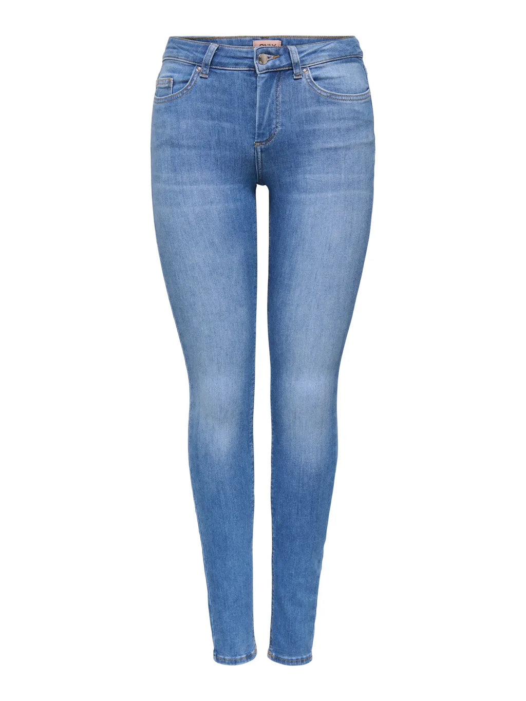 ONLY - BLUSH LIFE MID SKINNY 15225794 - MEDIUM BLUE DENIM