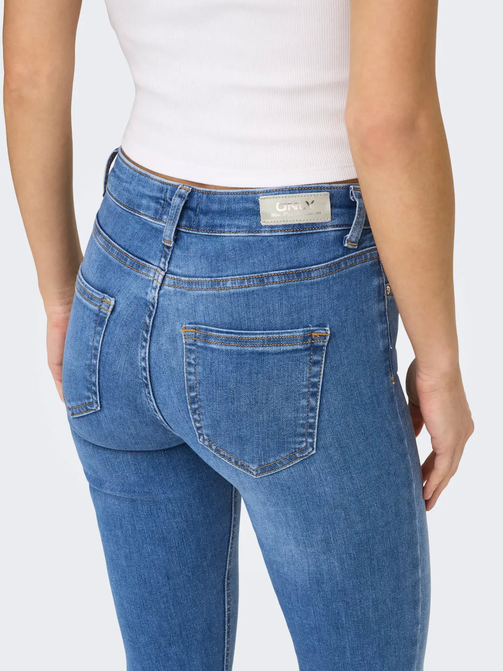 ONLY - BLUSH LIFE MID SKINNY 15225794 - MEDIUM BLUE DENIM