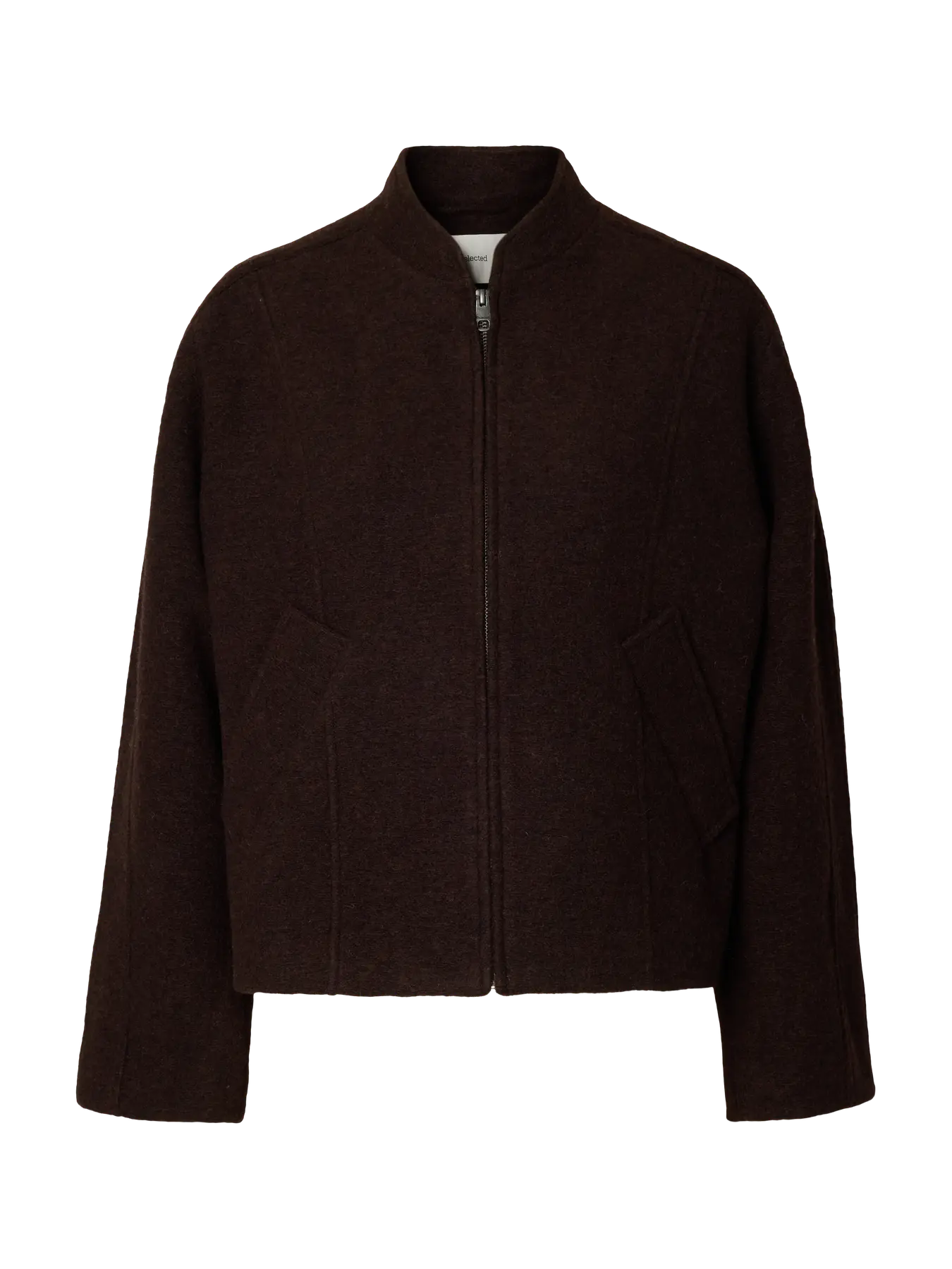 SELECTED FEMME - JAQUELINE WOOL BLEND JACKET - DELICIOSO/MELANGE