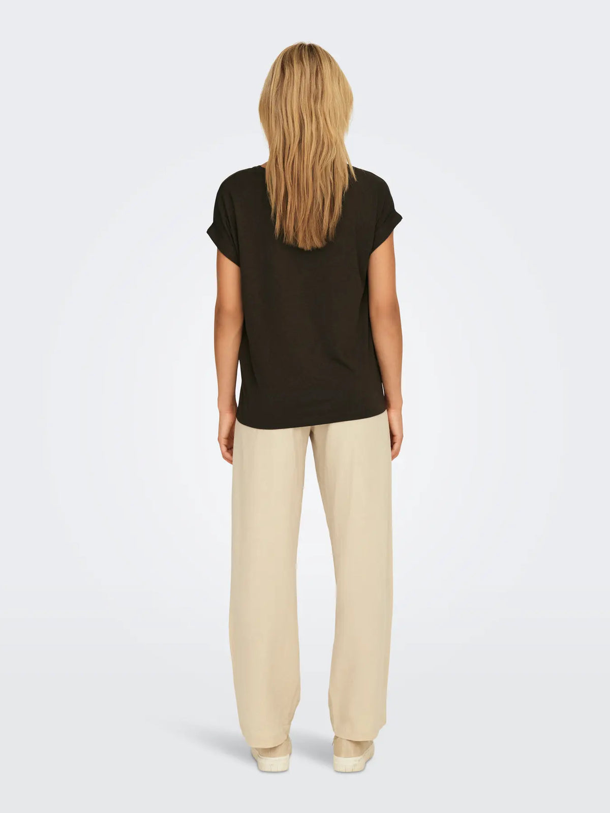 ONLY - MOSTER - SS O-NECK TOP - DEMITASSE