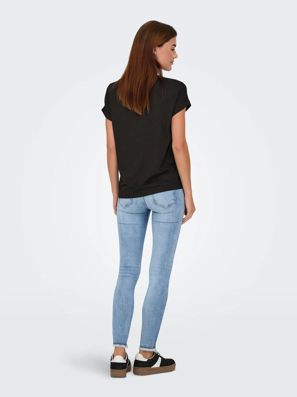 ONLY - MOSTER - SS O-NECK TOP - JAVA MELANGE