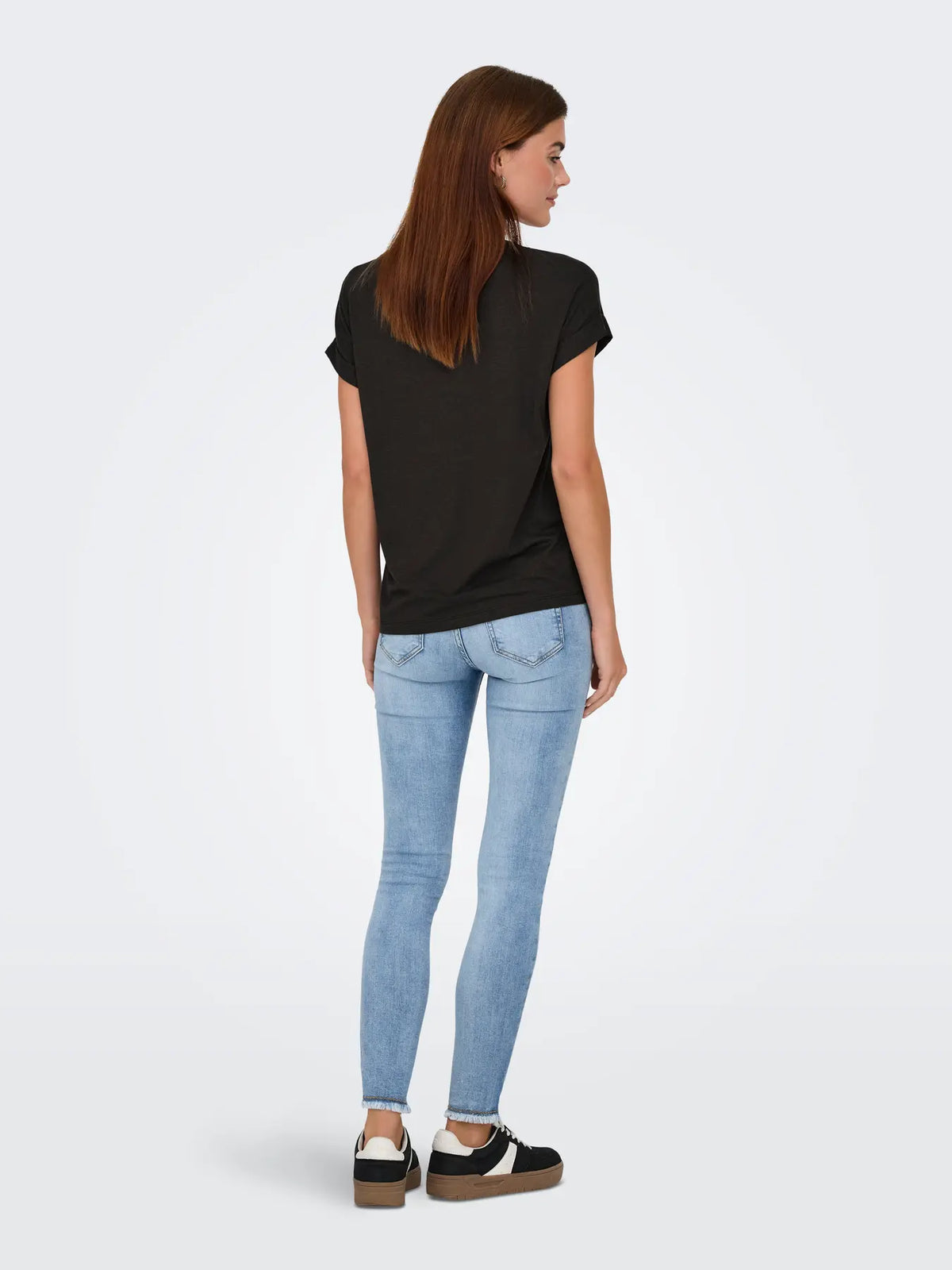 ONLY - MOSTER - SS O-NECK TOP - JAVA MELANGE