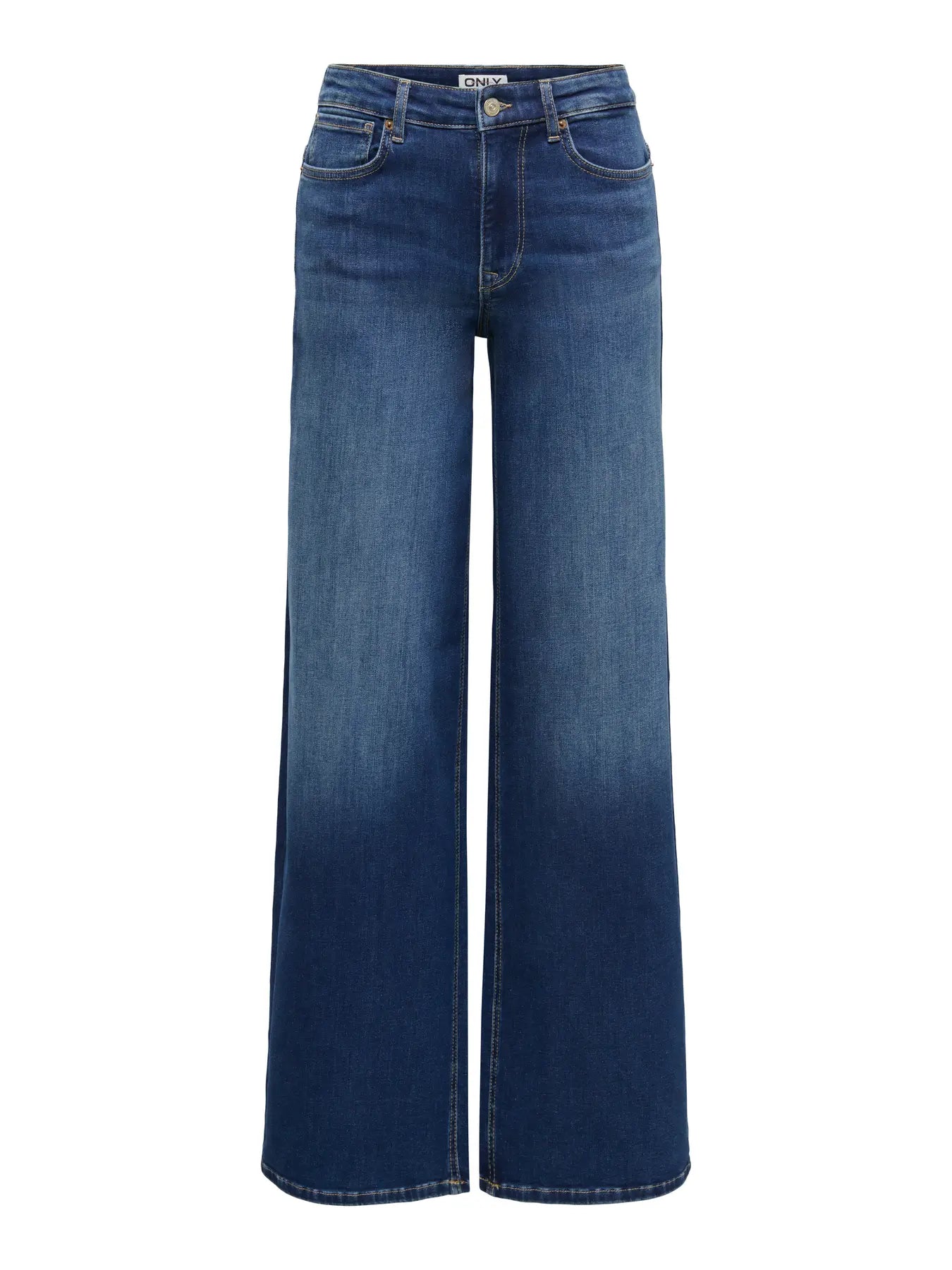 ONLY - MADISON BLUSH HW WIDE 15376172 - DARK BLUE DENIM