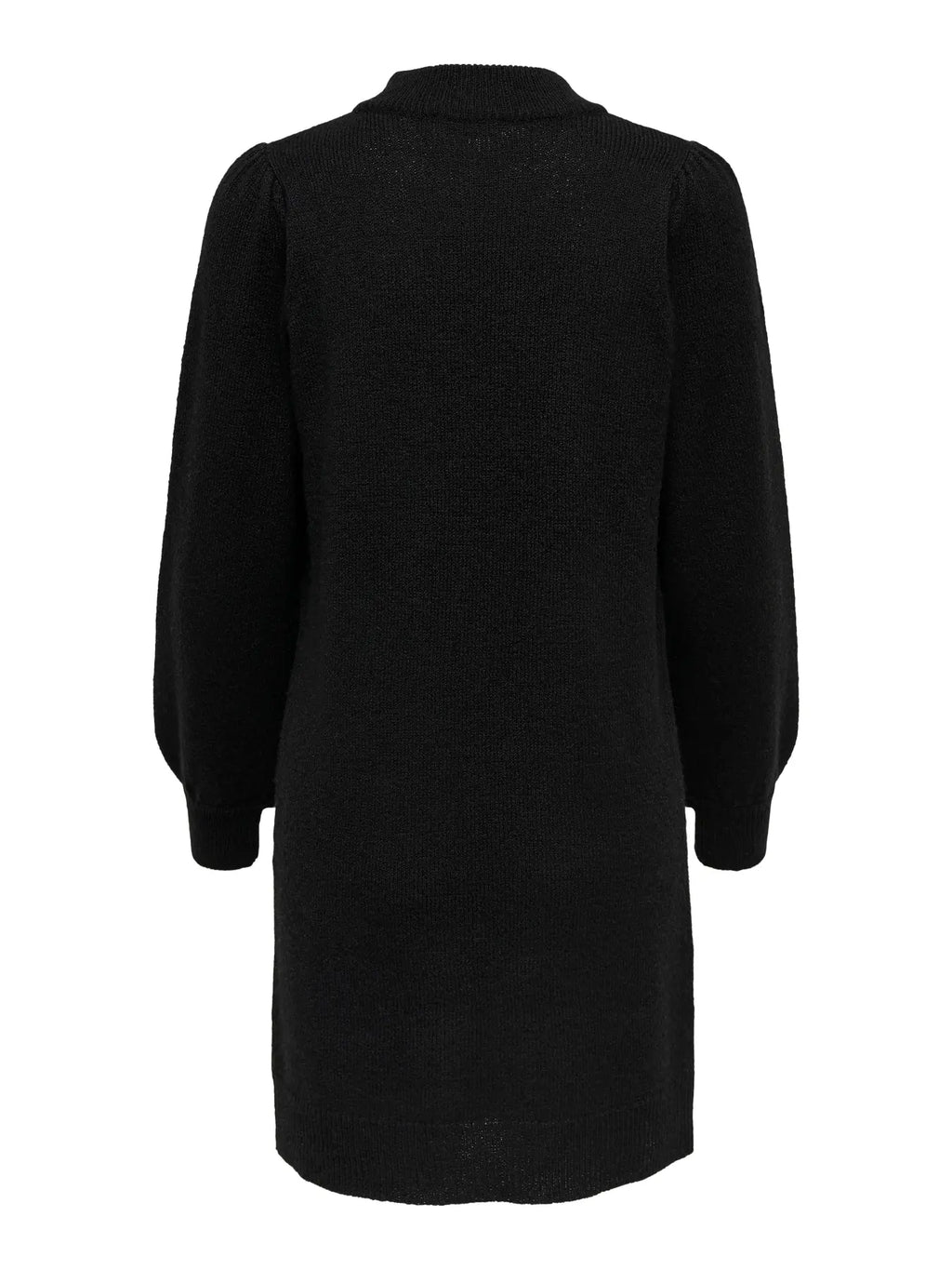 JDY - RUE LIFE L/S HIGH NECK DRESS - BLACK