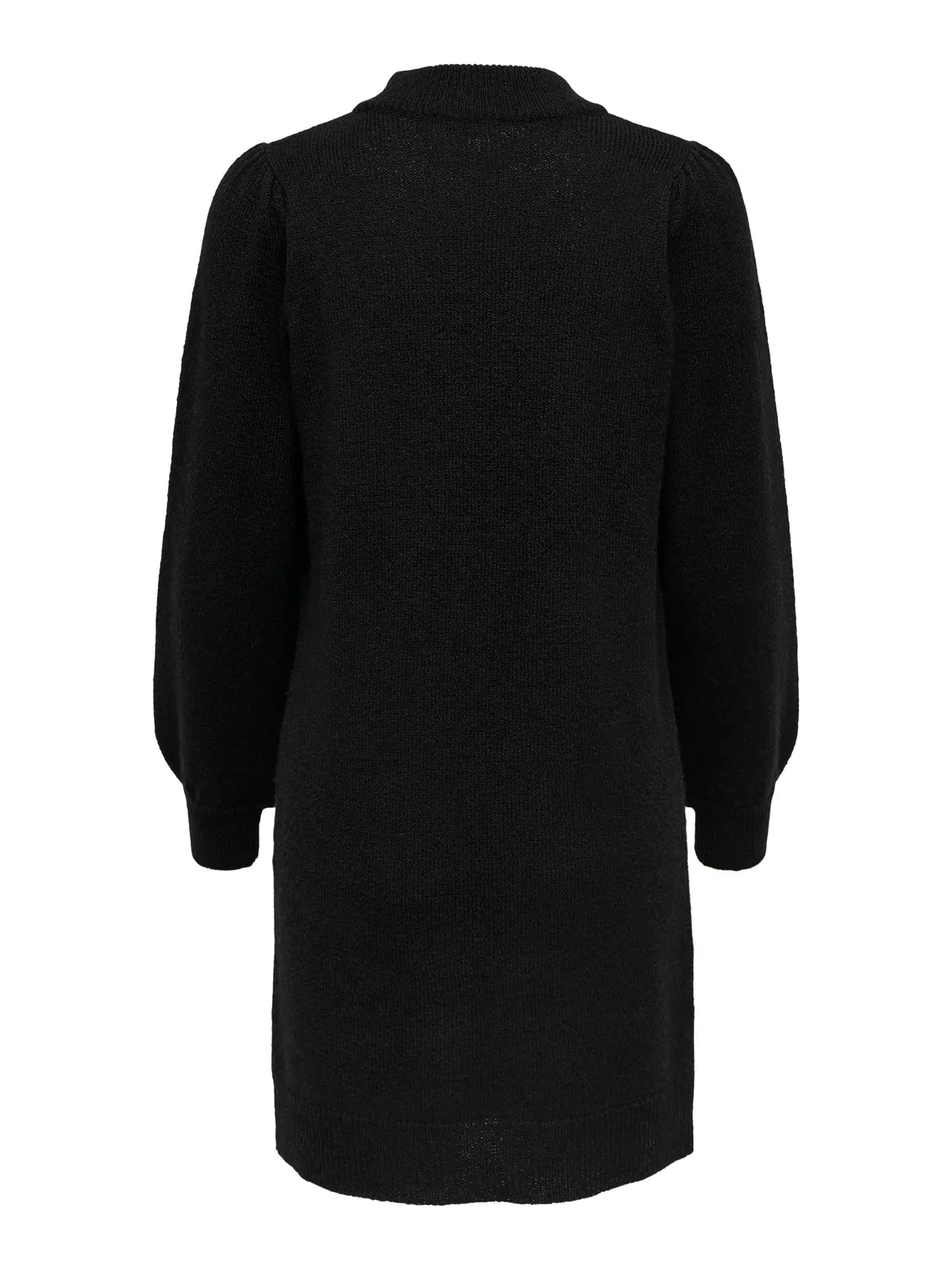 JDY - RUE LIFE L/S HIGH NECK DRESS - BLACK