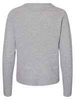 Ladda upp bild till gallerivisning, VERO MODA - DOFFY L/S O-NECK - GRÅ/LIGHT GREY MELANGE
