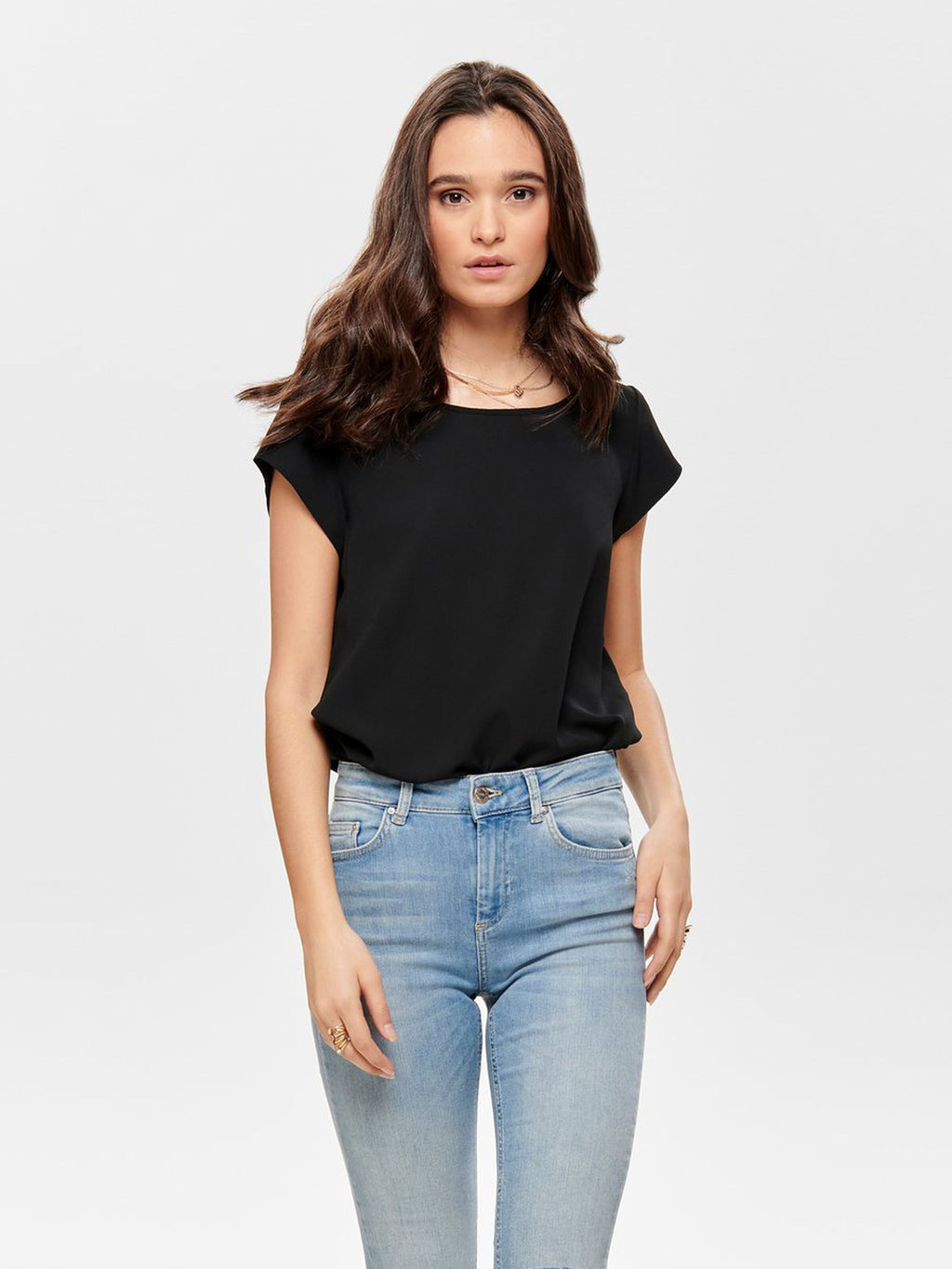 VIC TOP S/S BLACK
