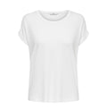 ONLY - MOSTER O-NECK TOP - WHITE
