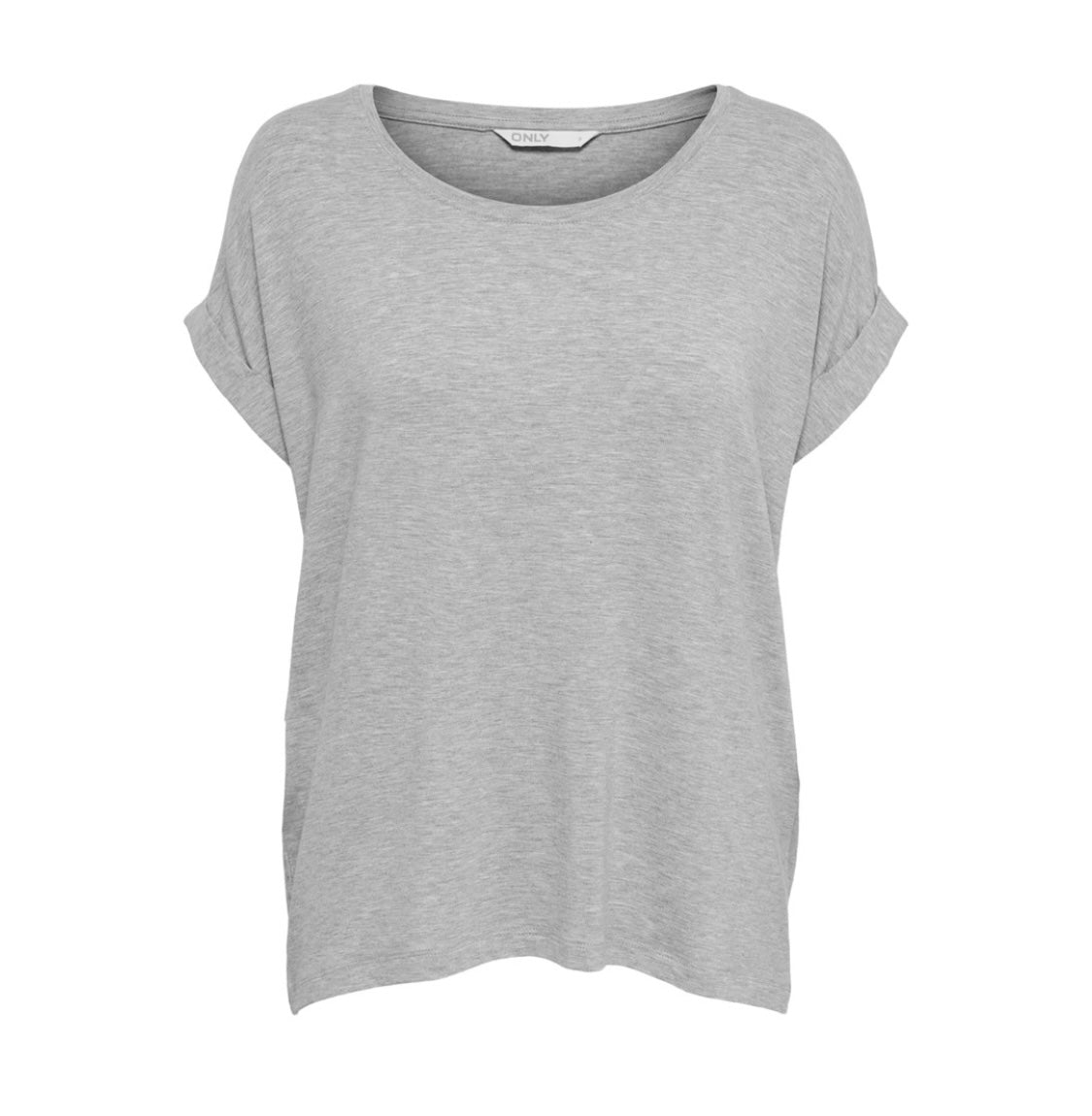 ONLY - MOSTER O-NECK TOP - LIGHT GREY MELANGE