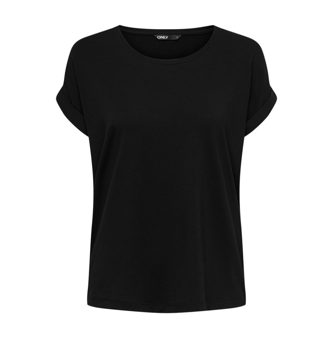 MOSTER O-NECK TOP - BLACK/SOLID BLAC