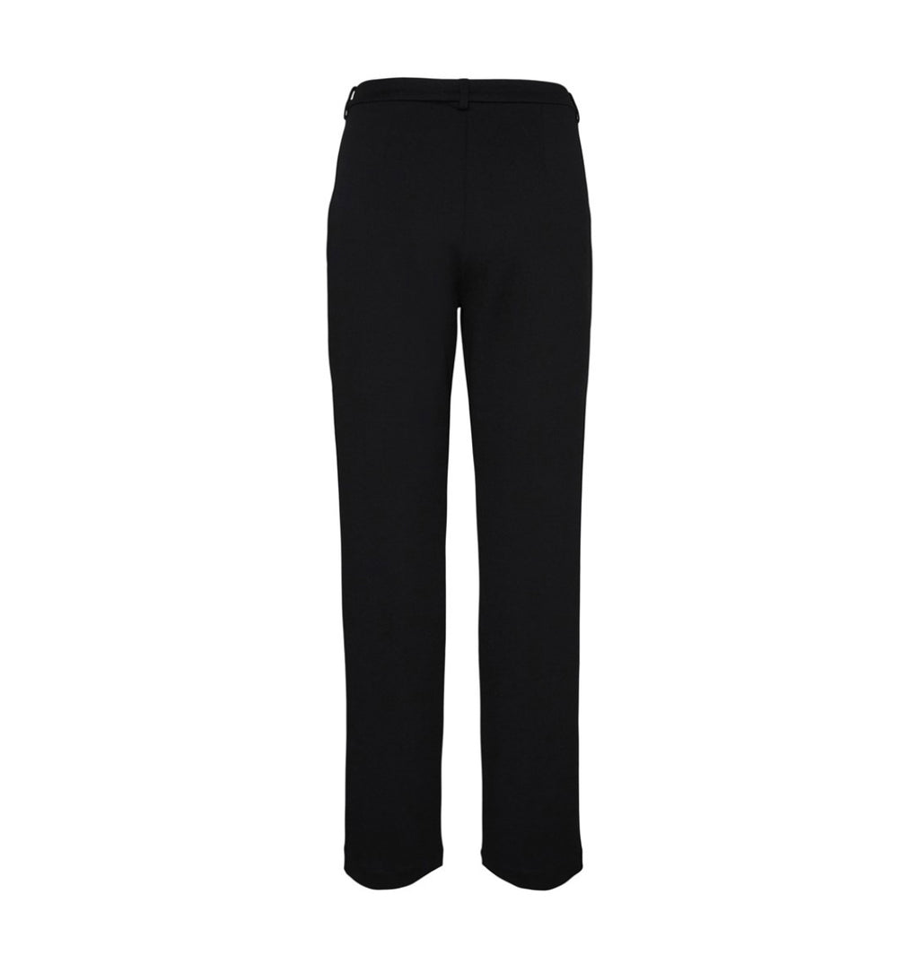 ZAMIRA SLIM STRAIGHT PANT - BLACK