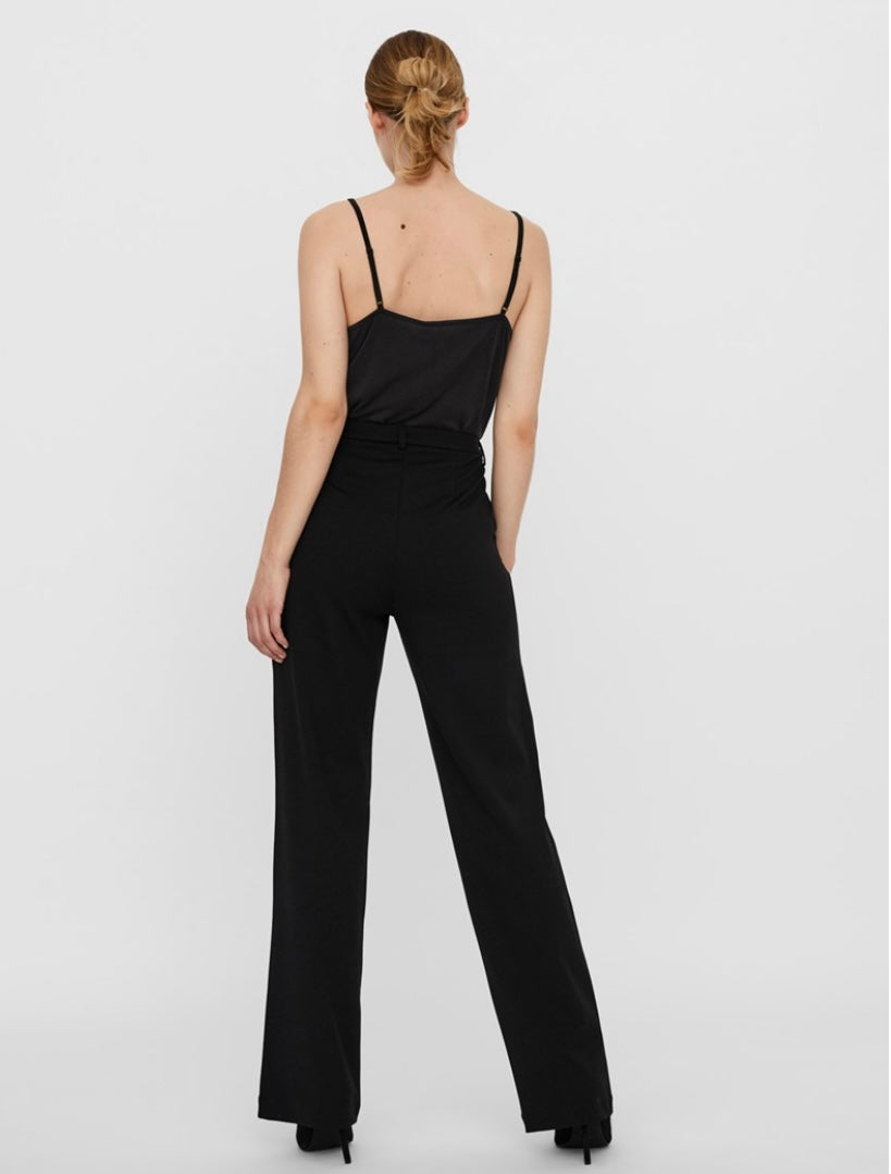 ZAMIRA SLIM STRAIGHT PANT - BLACK