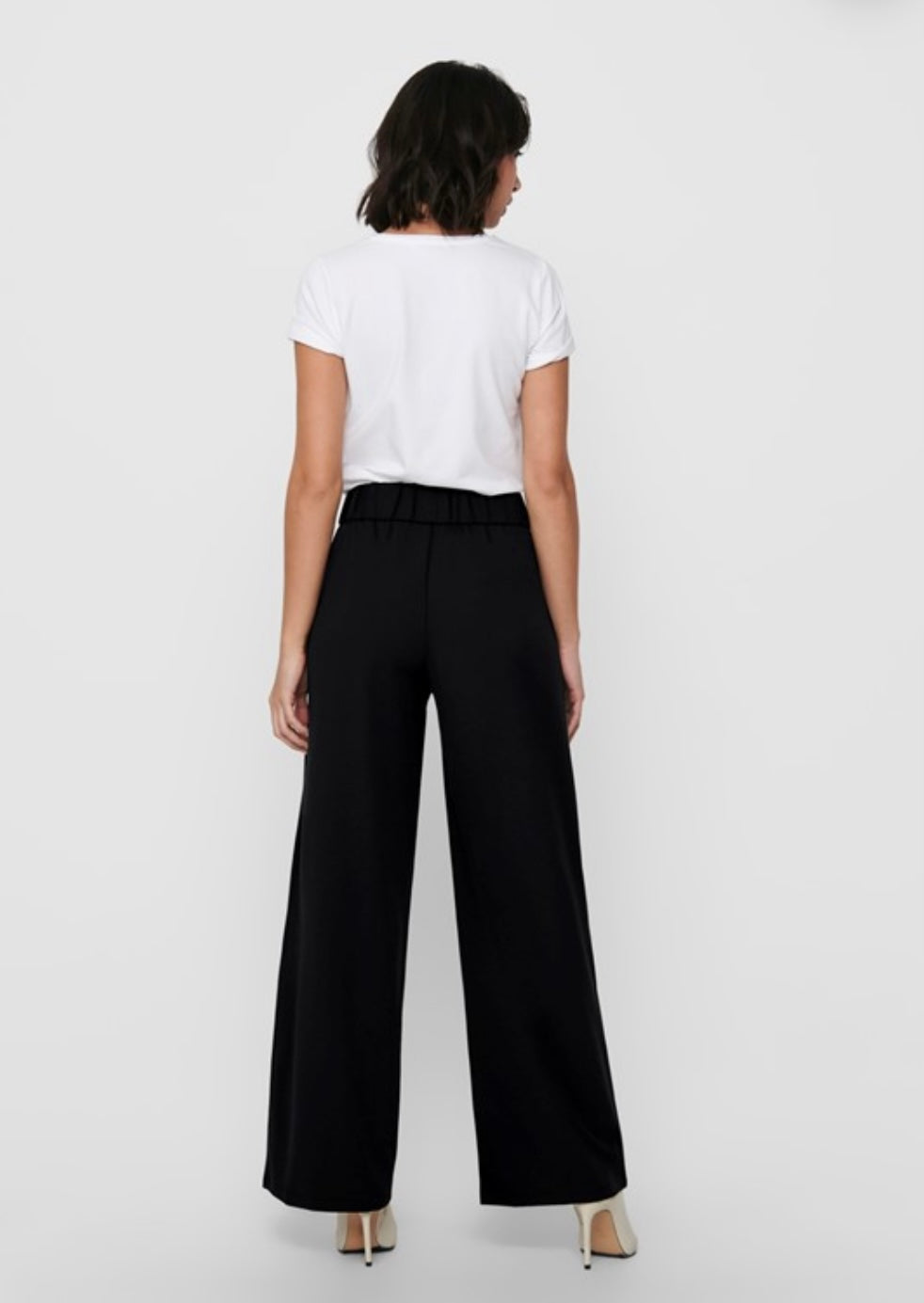 JDY - LOUISVILLE CATIA WIDE PANTS - BLACK