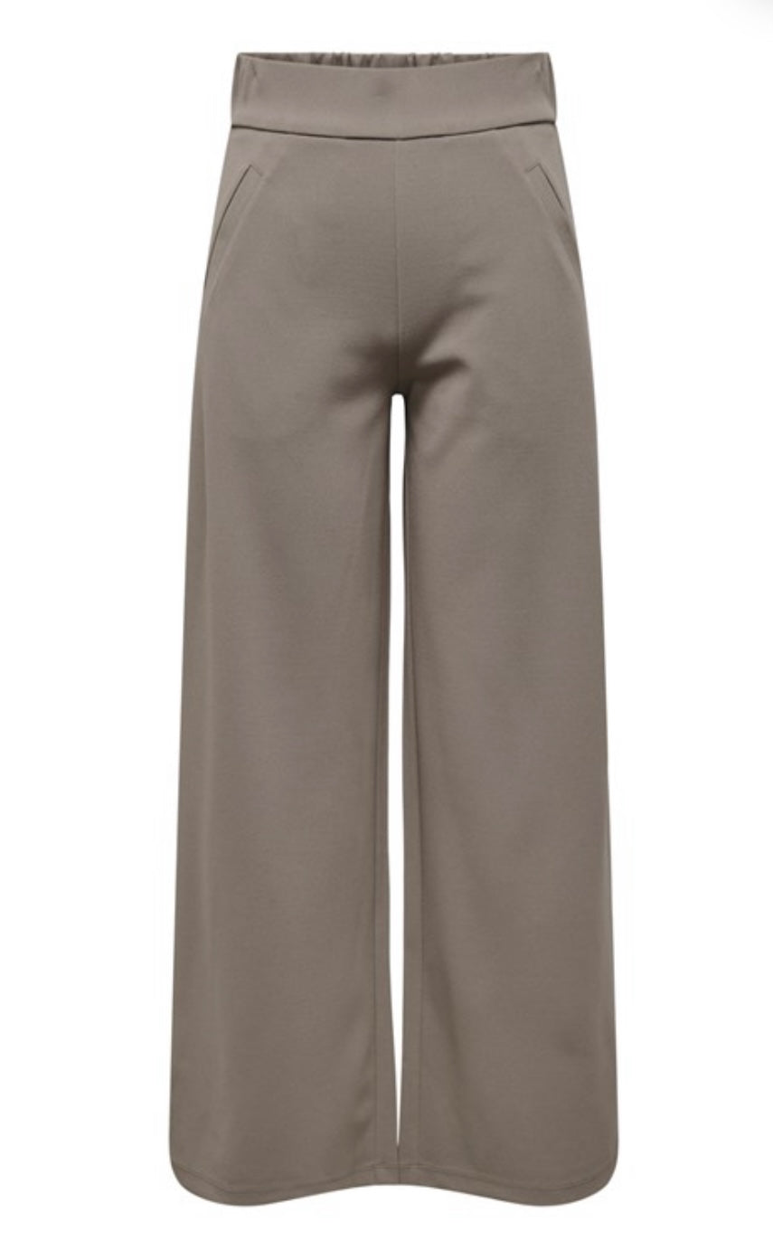 JDY - LOUISVILLE CATIA WIDE PANT DRIFTWOOD